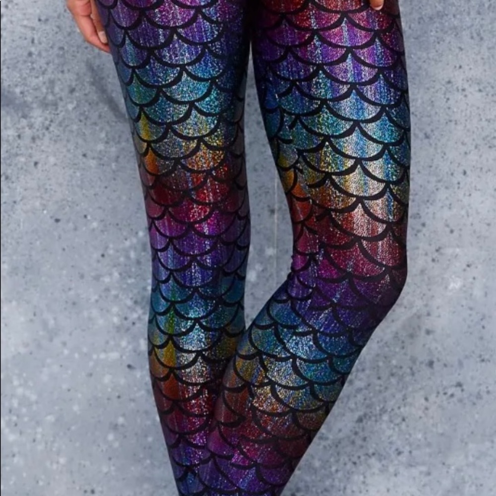 Mermaid rainbow leggings limited - Picture 2 of 8